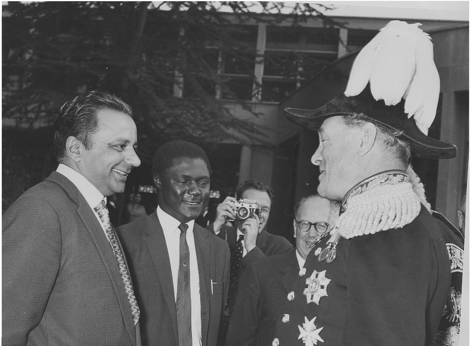 Governor of Kenya Sir Patrick Muir Renison pictured with members of Legislative council_27th Oct 1959.webp