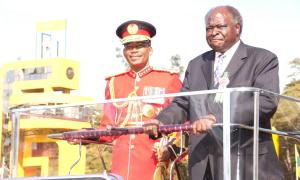 President Mwai Kibaki at an event